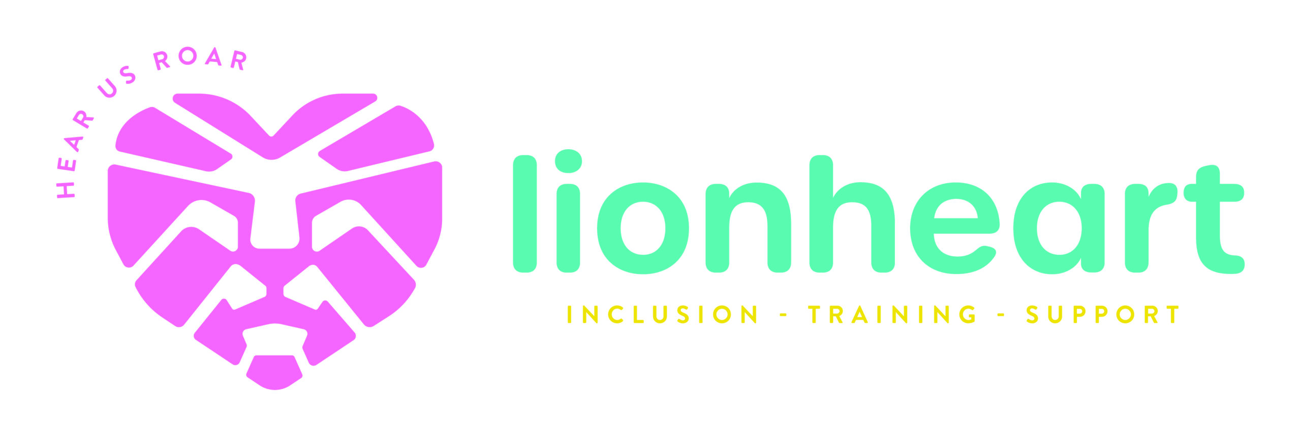 Lionheart Logo - Horizontal Colour Print